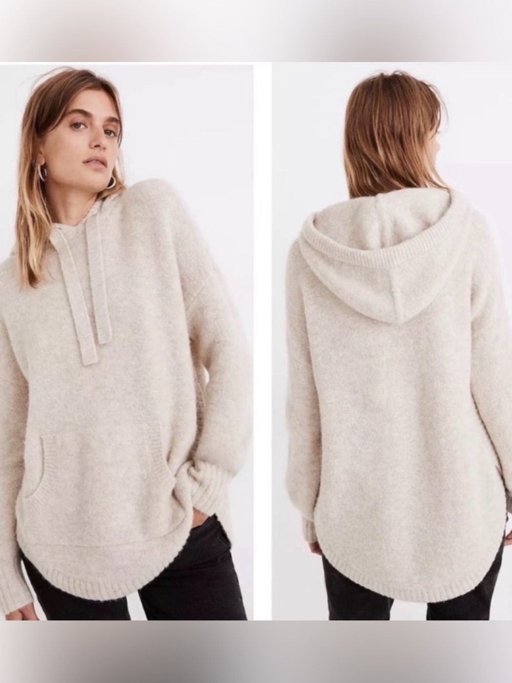 NWT Madewell Wilmington Hoodie Sweater| Medium - Picture 3 of 8
